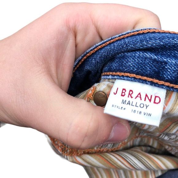 VINTAGE J Brand Jeans Size 33 MALLOY Blue - Picture 9 of 10